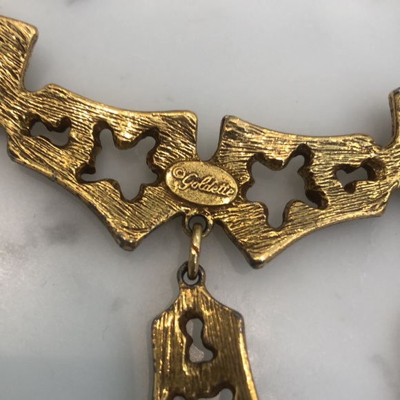 Goldette Vintage goldtone necklace. - Picture 6 of 6